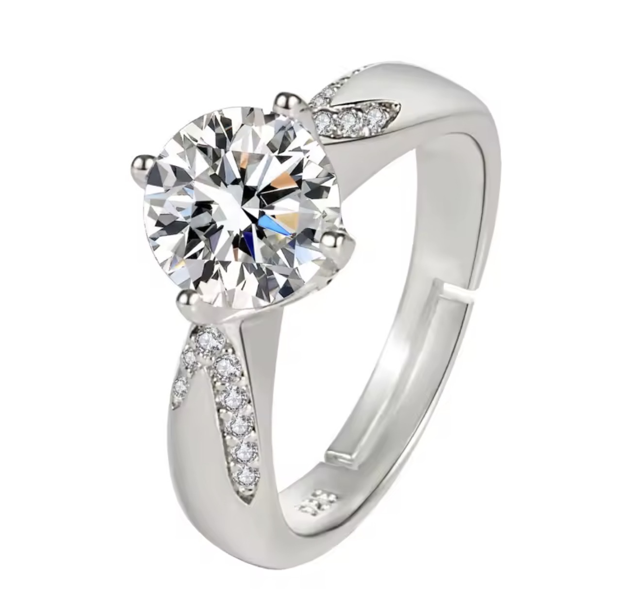 925 Sterling Silver Adjustable Ring